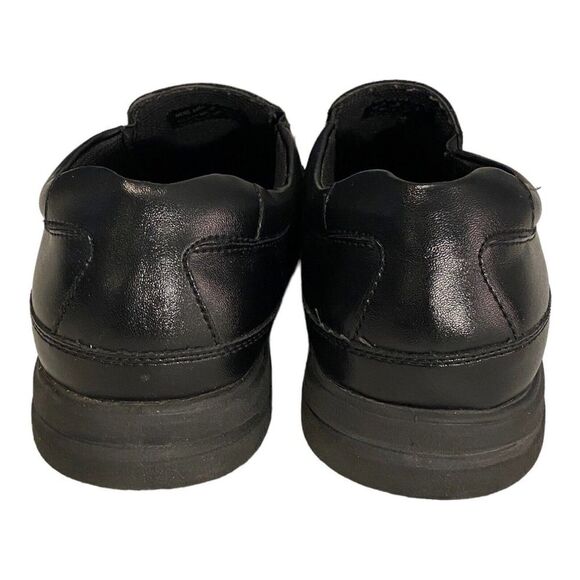 Nunn Bush Mens Sanford Work Shoes Black Slip-On Bicycle Toe Memory Foam 9.5 M - Picture 4 of 7